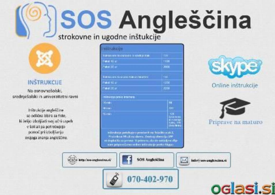 Priprave na maturo iz angleščine 2015