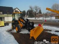 Profesionalni dvosegmentni snežni plug. 2.7 m