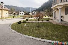 Kamniti zid, izdelava kamnite škarpe, betonski podporni zid